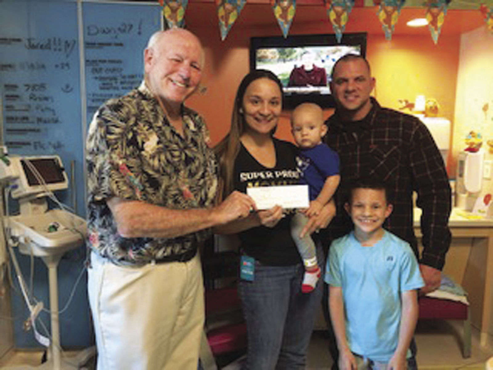 Murphy family receives funds